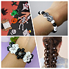 600Pcs 3 Colors Opaque Plastic Beads KY-SC0001-89-5