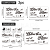 PVC Self Adhesive Wall Stickers DIY-WH0377-243-2