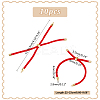 10Pcs Twisted Nylon Cord Slider Bracelet Making MAK-UN0001-54B-3