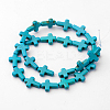 Synthetic Turquoise Beads Strands X-TURQ-G112-12x16mm-01-2