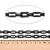 201 Stainless Steel Rectangle Link Chains CHS-F024-03A-EB-2