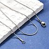 Tarnish Resistant 304 Stainless Steel Snake Chain Necklace Making STAS-P045-11P-4