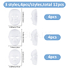 12Pcs 3 Styles DIY Unpainted Masquerade Mask DIY-FH0008-21-2