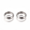 Tarnish Resistant 201 Stainless Steel Spacer Beads STAS-L238-056F-P-1