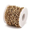 Ion Plating(IP) 304 Stainless Steel Twist Oval Link Chains CHS-K017-03G-2