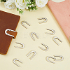 30Pcs Zinc Alloy Cover U Shaped Buckles FIND-CP0003-24-3