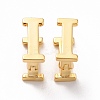 Initial Hoop Earrings for Women EJEW-P194-01G-I-1