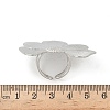 304 Stainless Steel Cuff Open Rings for Women LS-RJEW-F195-03P-5