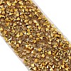 Glitter Resin Hotfix Rhinestone(Hot Melt Adhesive On The Back) OCOR-TAC0004-B-02-3