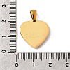 304 Stainless Steel Pendants STAS-B094-32G-3