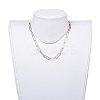 Chain Necklaces X-NJEW-JN02759-02-4