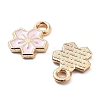 Alloy Enamel Charms ENAM-S022-01G-2