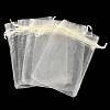 Rectangle Organza Drawstring Bags CON-PW0001-054C-18-1