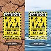 UV Protected & Waterproof Aluminum Warning Signs AJEW-WH0111-D-10-5