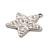 304 Stainless Steel Pendants STAS-P417-04B-P-2