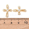 Brass Micro Pave Cubic Zirconia Pendants KK-A284-18B-G-3