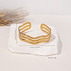 304 Stainless Steel Cuff Bangles for Women FS-WG782DC-06-1