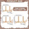 3 Sets 3 Styles Wood Display Stands ODIS-GA0001-63-2