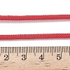 3MM Nylon Milan Cord Necklace Making NJEW-H084-01G-35-3