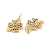 Brass Micro Pave Colorful Cubic Zirconia Charms KK-E068-VF123-3