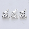 Tibetan Style Alloy Pendants X-TIBE-R316-046AS-RS-1