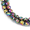 Electroplated Synthetic Non-magnetic Hematite Beads Strands G-H072-B01-01B-3