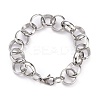 Tarnish Resistant 304 Stainless Steel Rolo Chain Bracelets BJEW-Z011-13P-1