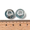 Printed Transparent Resin European Beads RESI-C063-03G-3