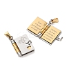 304 Stainless Steel Pendants SA-CBA694E-01GP-01-2