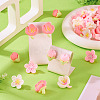 48Pcs Resin Flower & Iron Push Pins Set AJEW-TAC00050-8