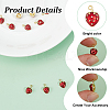 10Pcs Brass Enamel Pendants KK-HY0004-01-3