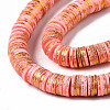 Handmade Polymer Clay Beads Strands X-CLAY-N008-009-B-02-2