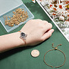 12Pcs Ion Plating(IP) 304 Stainless Steel Rolo Chain Slider Bracelet Making AJEW-HY00003-3
