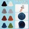 24Pcs 8 Colors Handmade Wool Woven Hat Decoration AJEW-FG0003-34A-3