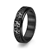 Rotatable Stainless Steel Finger Ring PW-WGB0425-32-1