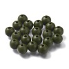 Painted Natural Wood Beads WOOD-A018-16mm-06-1