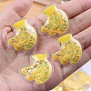 Transparent PVC Plastic Cabochons JX139A-06-1