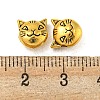 Tibetan Style Alloy Kitten Beads X-TIBEP-GC178-AG-NR-3