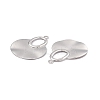 Non-Tarnish 304 Stainless Steel Big Pendants STAS-B031-34P-3