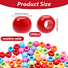 200Pcs Opaque Acrylic Beads SACR-SP0001-35A-2