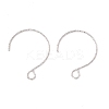 Tarnish Resistant 316 Surgical Stainless Steel Earring Hooks STAS-D183-03P-01-1