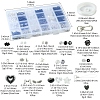 DIY Alloy & Glass & Acrylic Mobile Phone Strap Making Kits DIY-FS0006-65-4