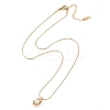 PVD Vacuum Plating 304 Stainless Steel Round Snake Chain Necklaces NJEW-Z044-01G-2
