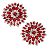 2Pcs Alloy with Rhinestone Handicraft Beading Appliques AJEW-FG0004-29D-1