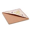 4Pcs Letter Personalized Hand Embroidered Corner Bookmarks JX587W-3