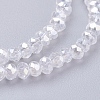 Electroplate Glass Beads Strands LS-EGLA-R048-2mm-01-3
