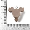 Amimal Resin Pendants RESI-I346-01P-01-3