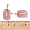 Natural Mixed Stone Pendants G-G461-06G-4