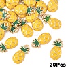20Pcs Alloy Enamel Pendants ENAM-YW0005-81-2
