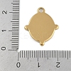 Ion Plating(IP) 304 Stainless Steel Rack Plating Pendant Cabochon Settings STAS-U019-13G-3